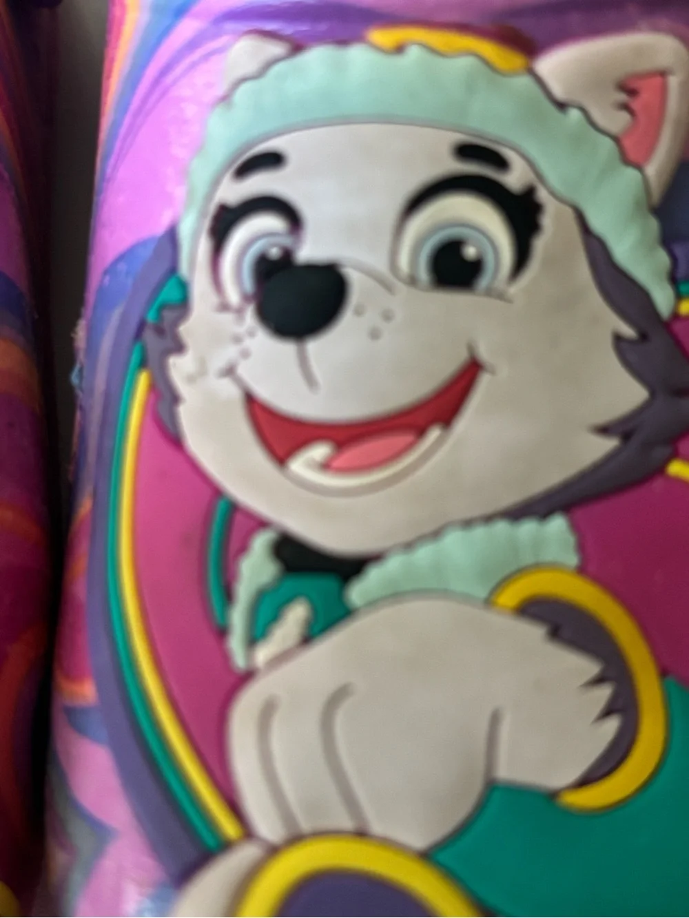 Paw Patrol Skye Everest Girls Clogs Size 9/10 Pink Purple Rainbow Tie Dye shoes